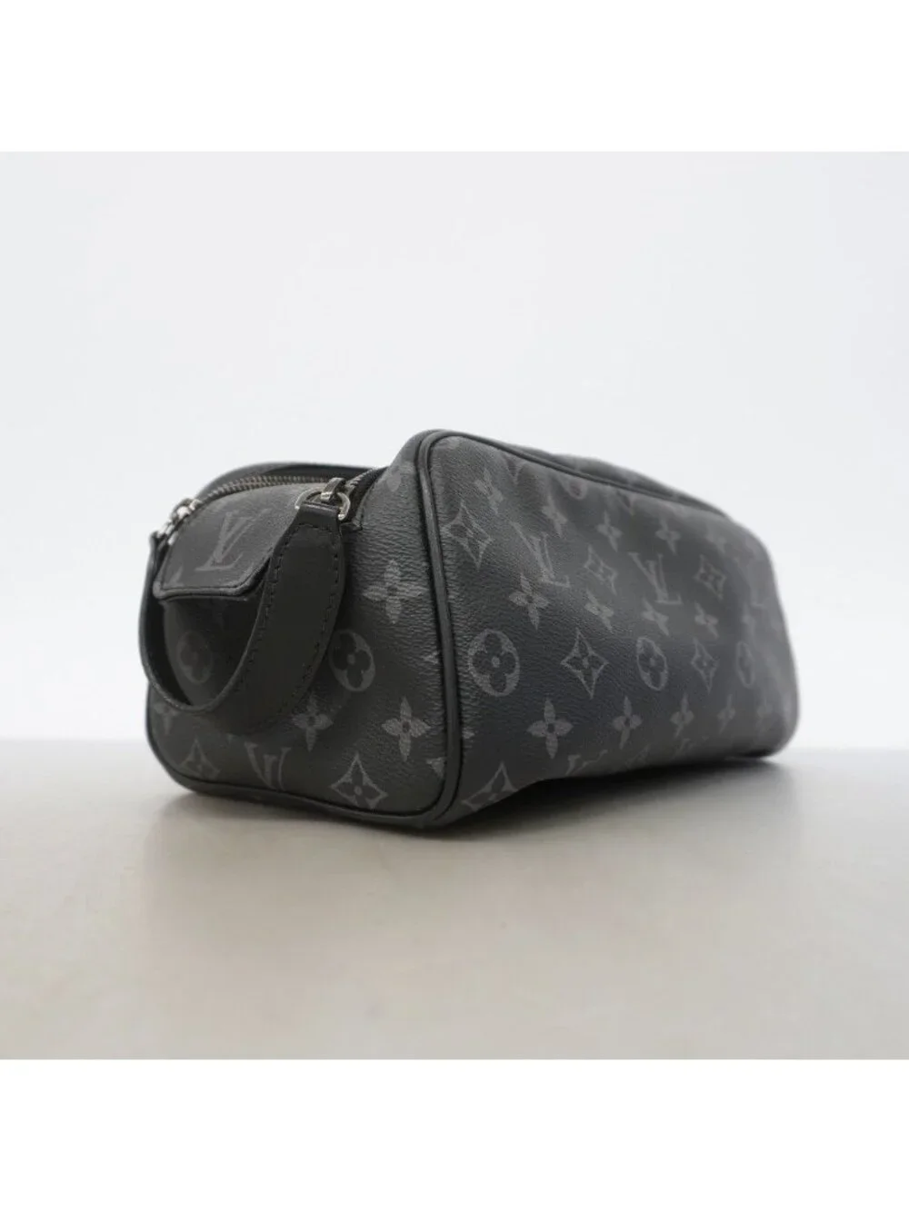 Louis Vuitton Handbag Monogram Eclipse Dopp Kit Black